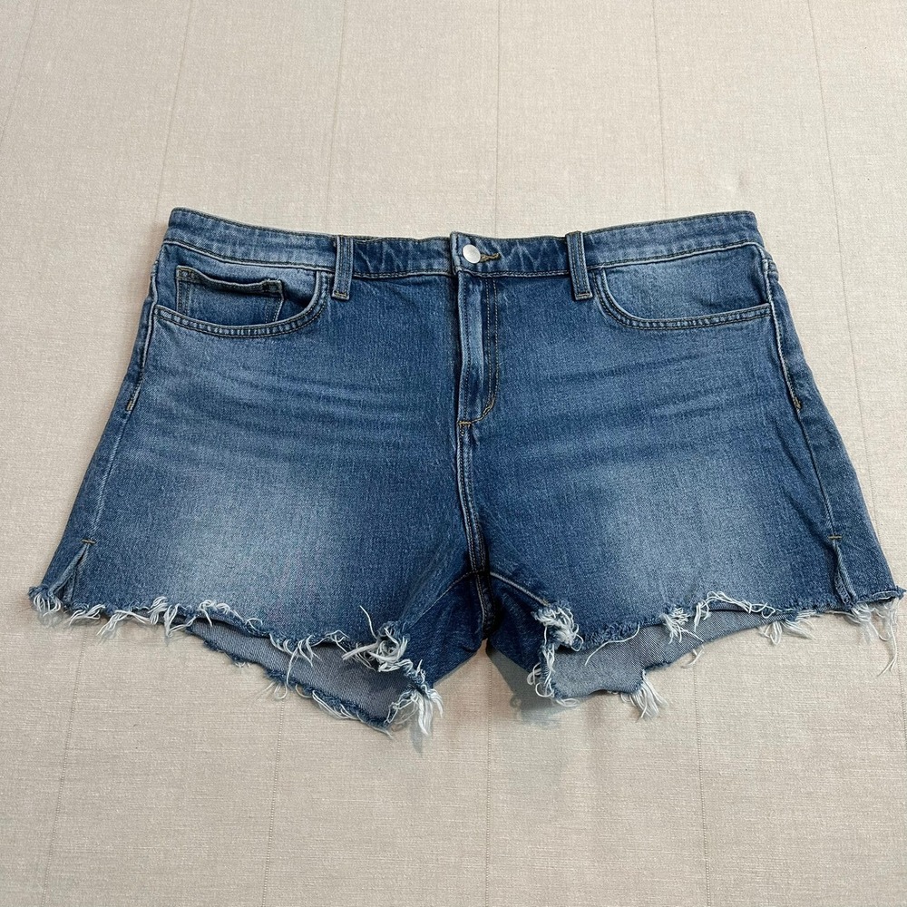 Joe's Jeans | The Ozzie 4" Cut Off Shorts Blue | Women's 33 - Picture 1 of 8